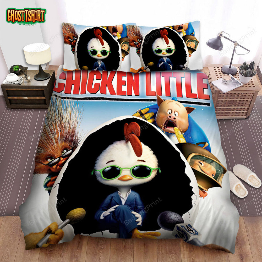 Chicken Little The Poster Bed Sheets Spread Duvet Cover Bedding Set