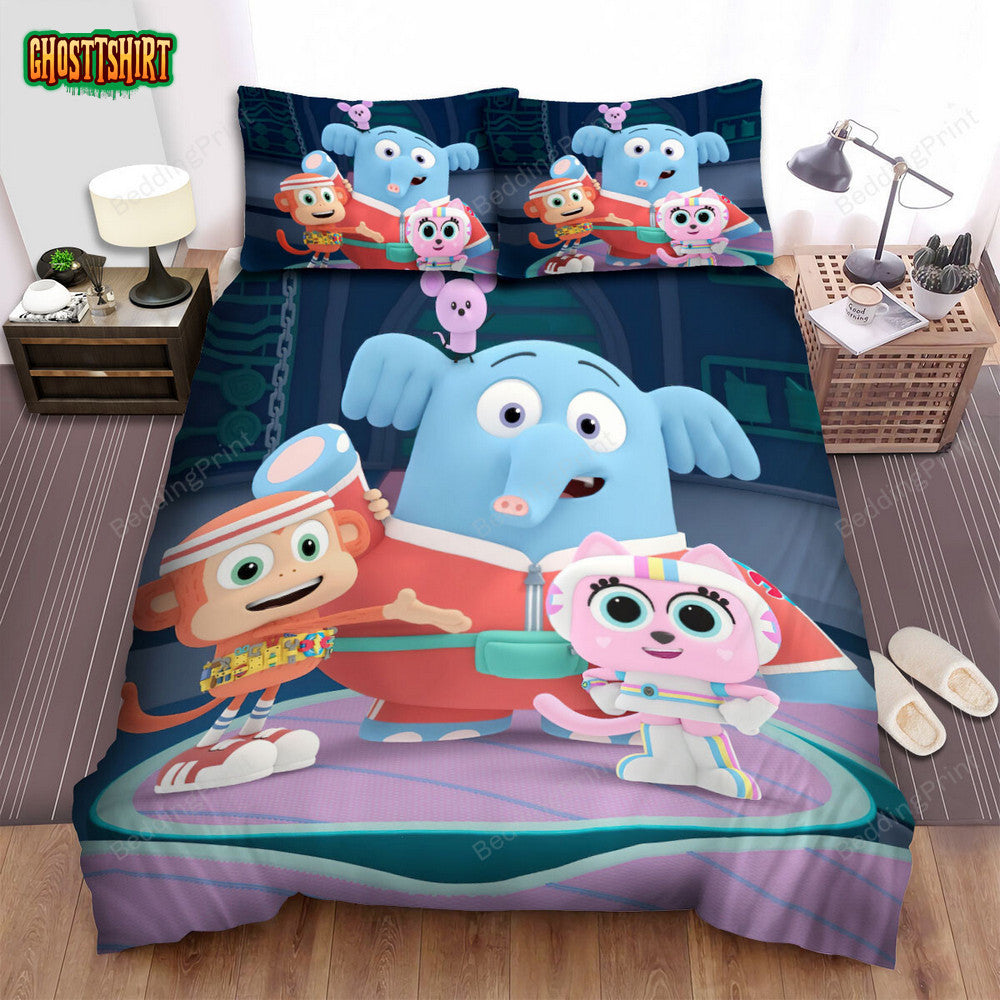 Chico Bonbon & Friends Poster Bed Sheets Spread Duvet Cover Bedding Set