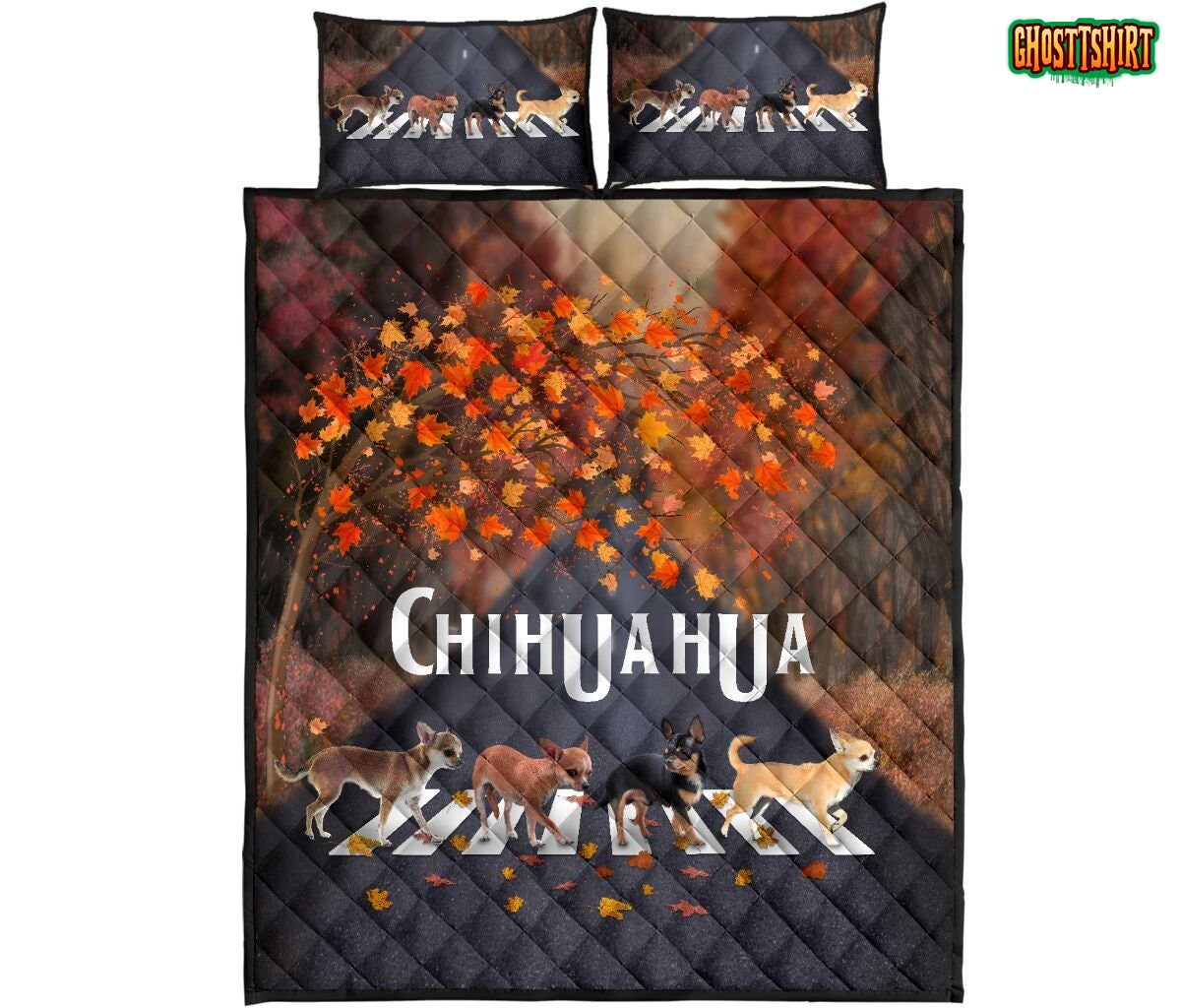 Chihuahua Autumn Bedding Set