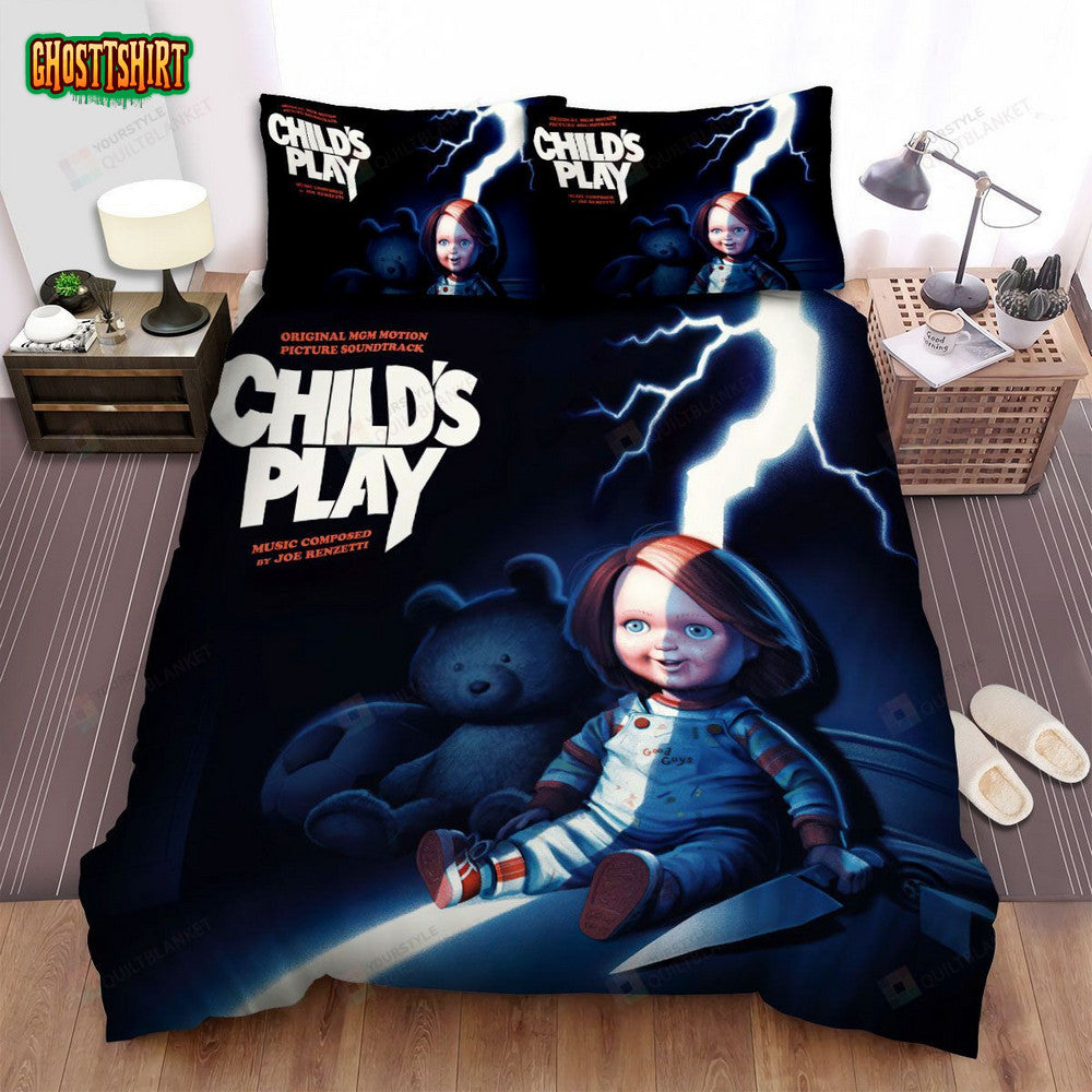 Child's Play Movie Poster 1 Bed Sheets Spread Comforter Duvet Cover Bedding Set