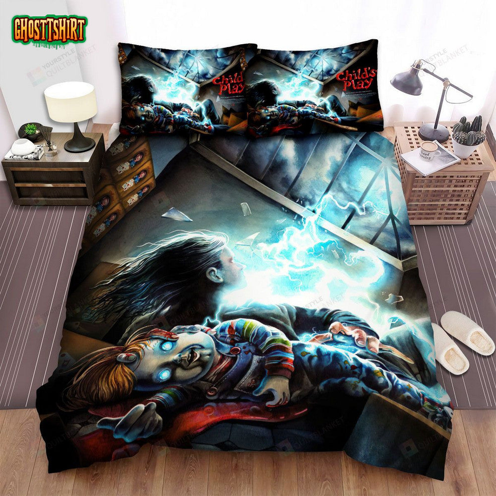 Child's Play Movie Poster 3 Bed Sheets Spread Comforter Duvet Cover Bedding Set