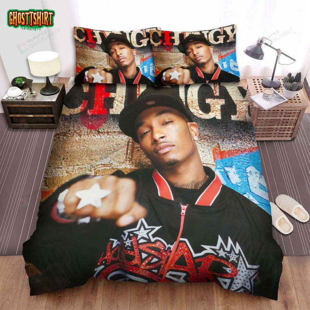 Chingy Pullin Me Back Album Cover Bed Sheets Spread Comforter Duvet Cover Bedding Set