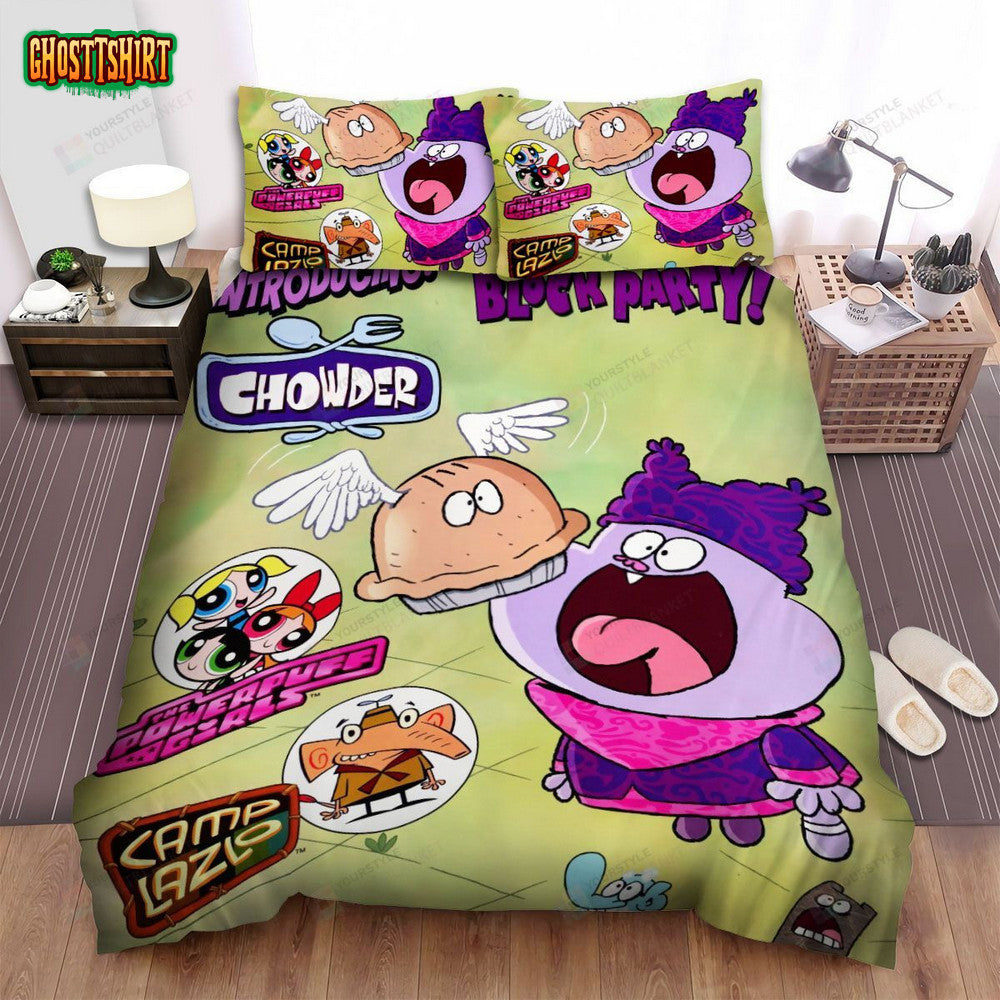 Chowder Block Party With Many Characters Bed Sheets Spread Duvet Cover Bedding Set