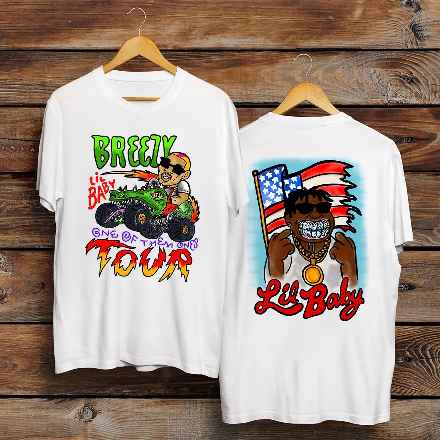 Chris Brown Breezy One Of Them Ones Tour Shirt, Lil Baby x Chris Brown Shirt