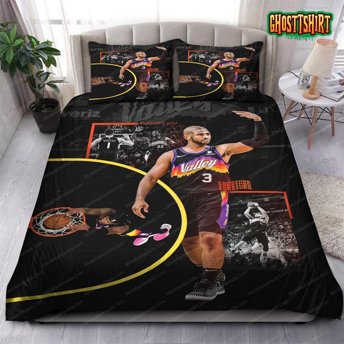 Chris Paul Phoenix Suns NBA 78 Bedding Set