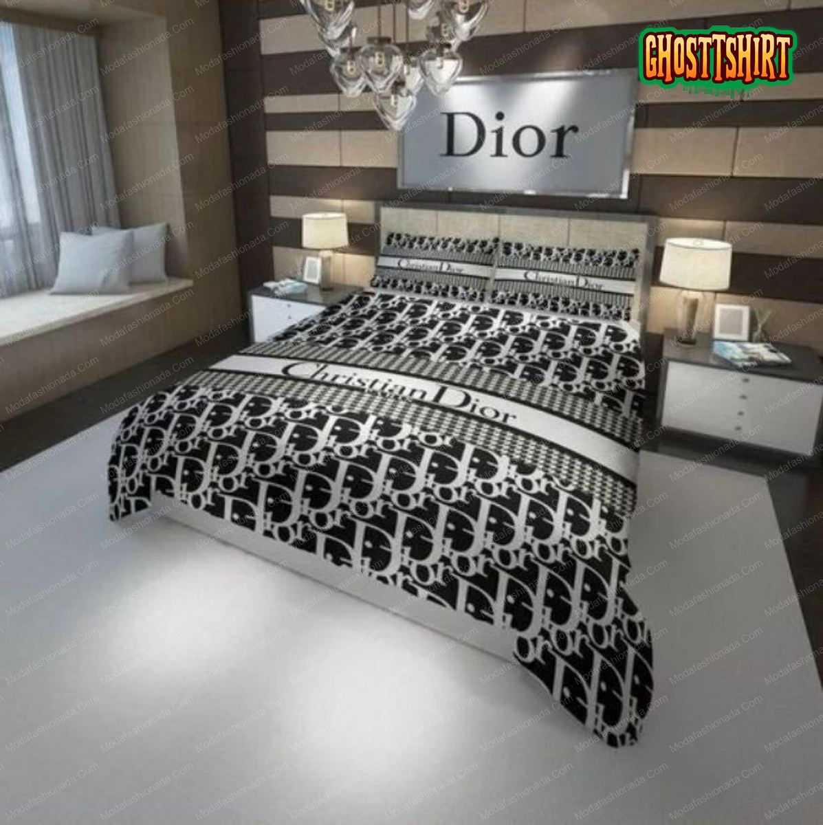 Christian Dior Logo Brands 1 Bedding Set