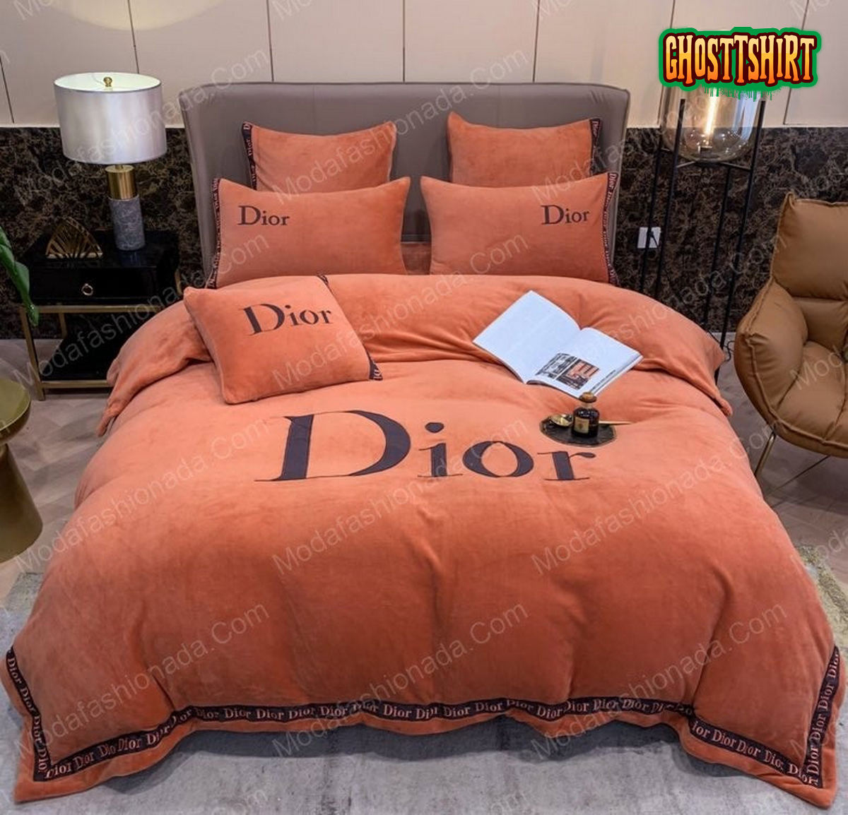 Christian Dior Logo Brands 2 Bedding Set