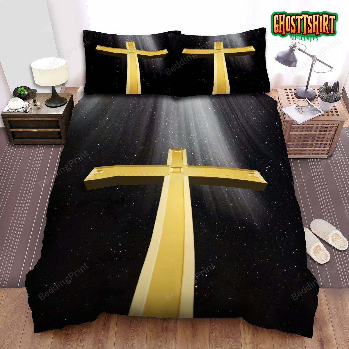 Christianity Christian Cross Jesus Bed Sheets Duvet Cover Bedding Set