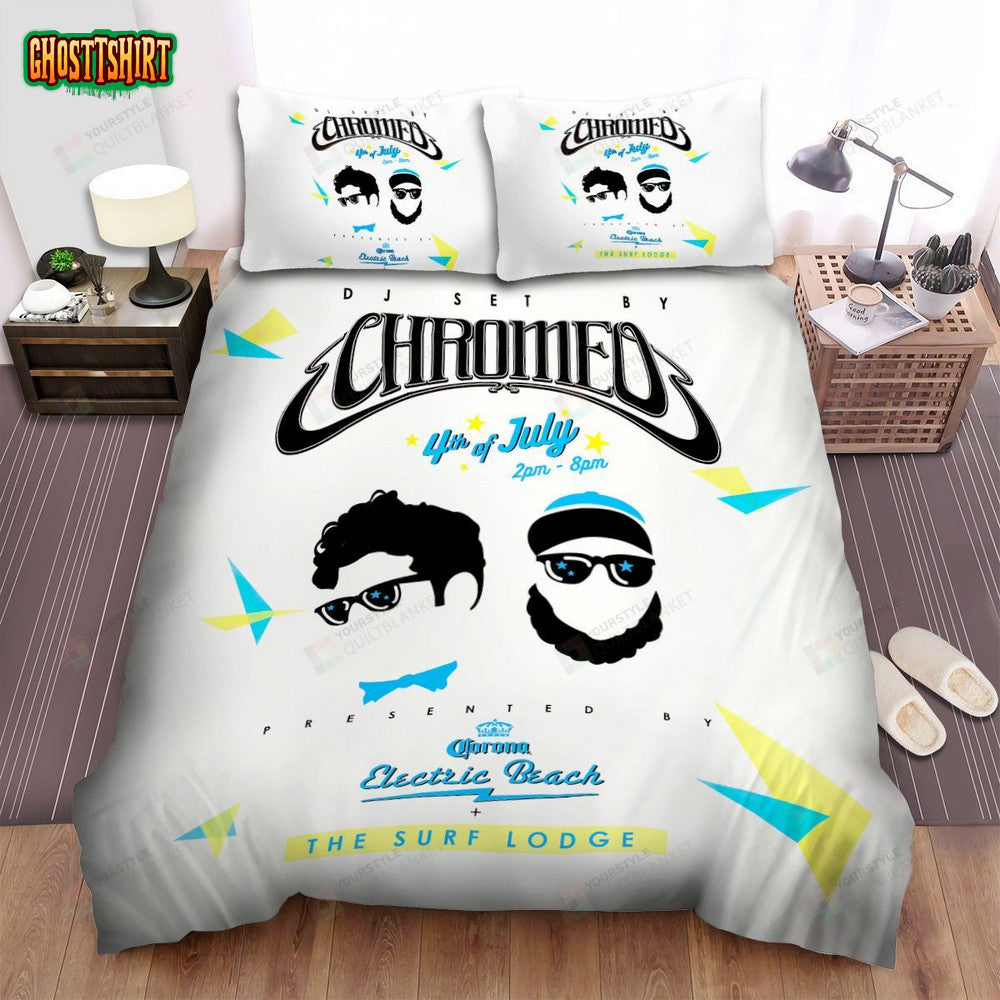 Chromeo Music Image Posters Bed Sheets Spread Comforter Duvet Cover Bedding Set
