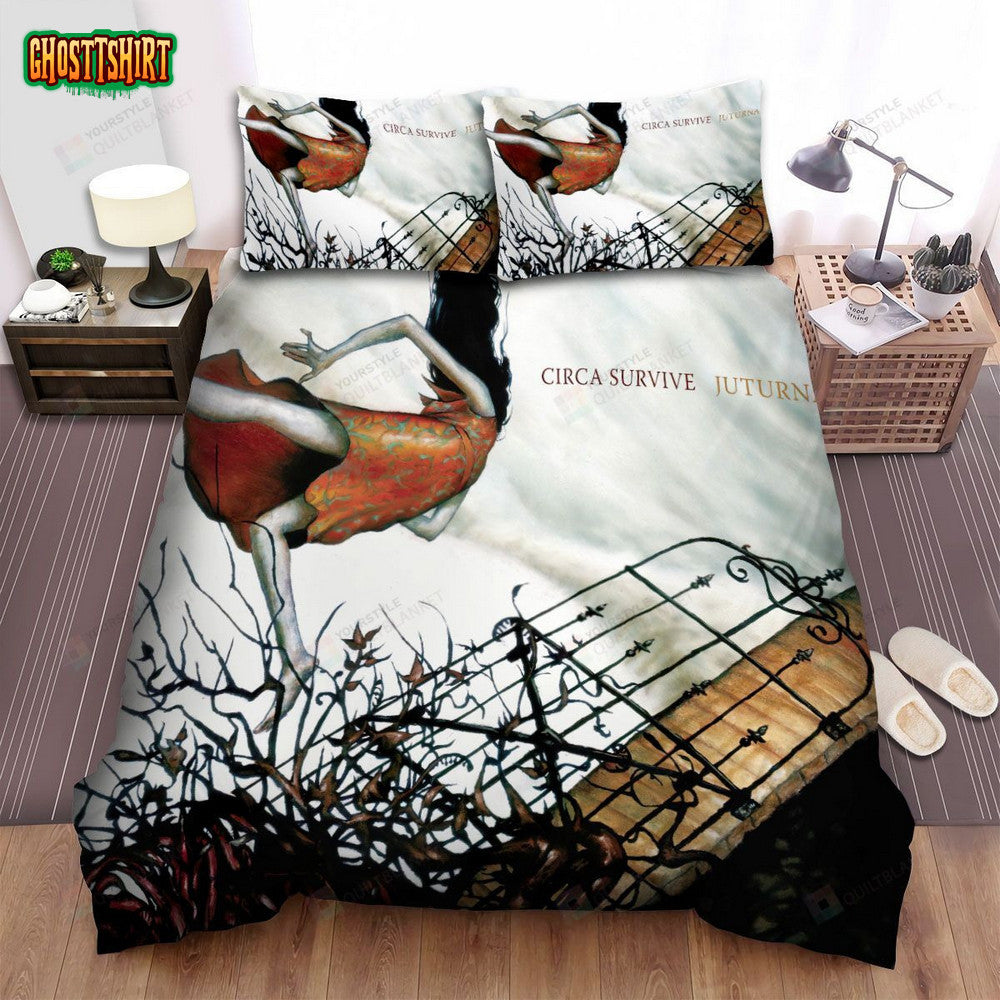 Circa Survive Band Juturna Album Cover Bed Sheets Spread Comforter Duvet Cover Bedding Set