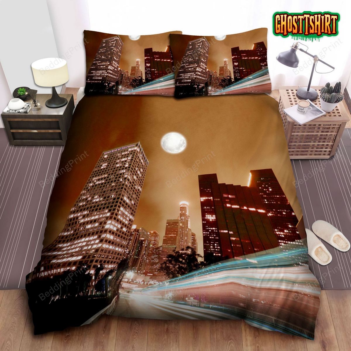 City At Night Bedding Set