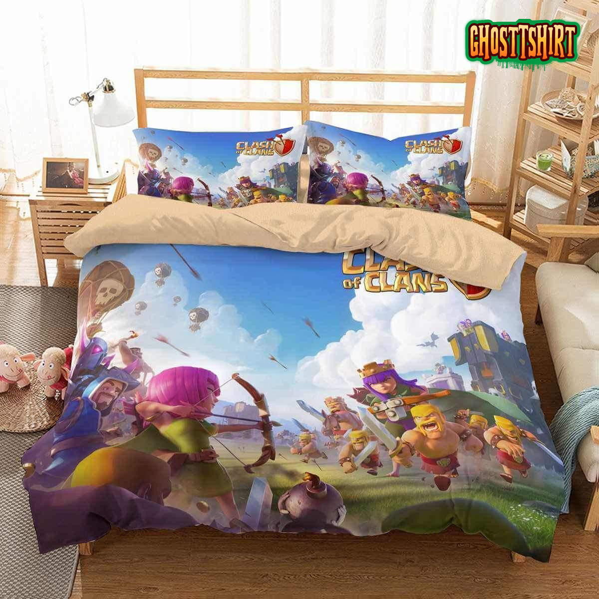 Clash Of Clans Duvet Cover Bedding Set