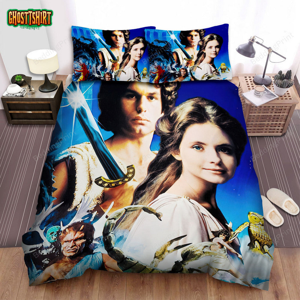 Clash Of The Titans Movie Art 1 Bed Sheets Duvet Cover Bedding Set