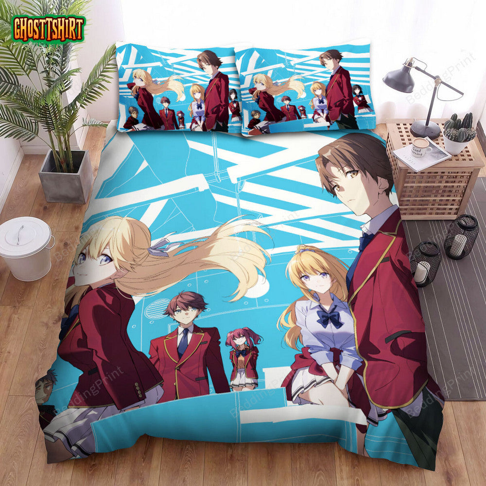 Classroom Of The Elite Original Series Poster Bed Sheets Spread Duvet Cover Bedding Set