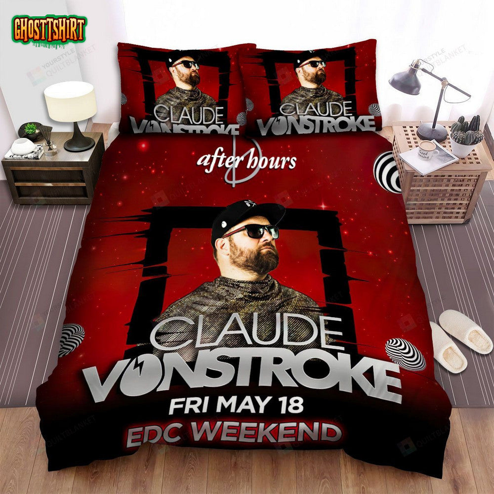 Claude Vonstroke Poster Bed Sheets Spread Comforter Duvet Cover Bedding Set