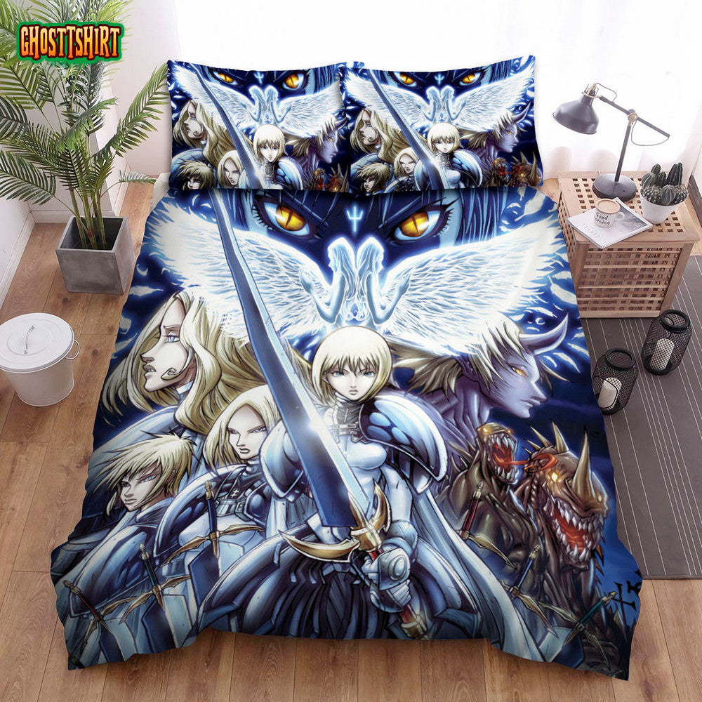Claymore Characters Bed Sheets Spread Comforter Duvet Cover Bedding Set