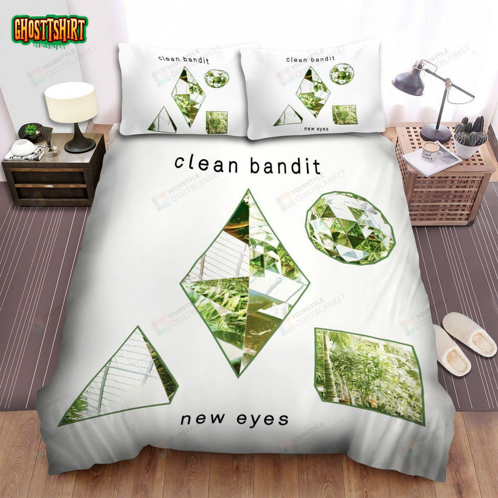 Clean Bandit New Eyes Album Bed Sheets Spread Comforter Duvet Cover Bedding Set