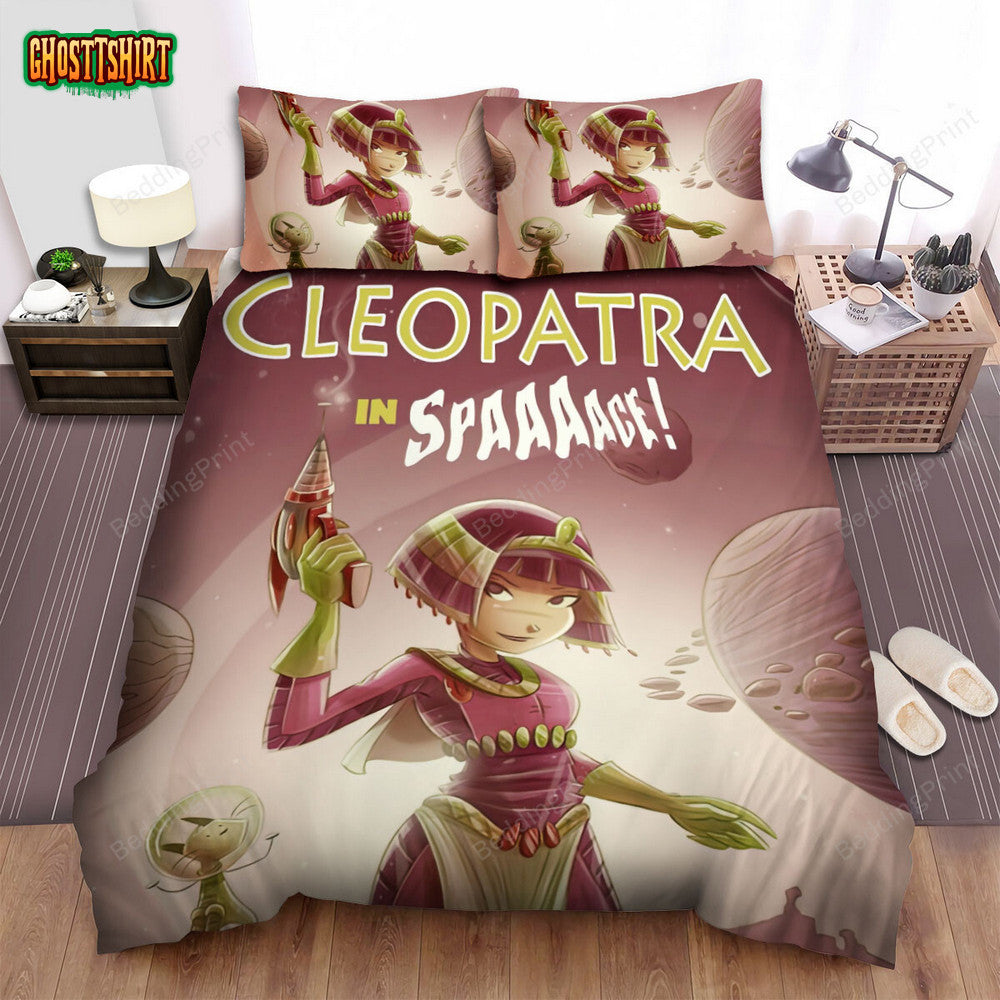 Cleopatra In Space Poster Bed Sheets Spread Duvet Cover Bedding Set