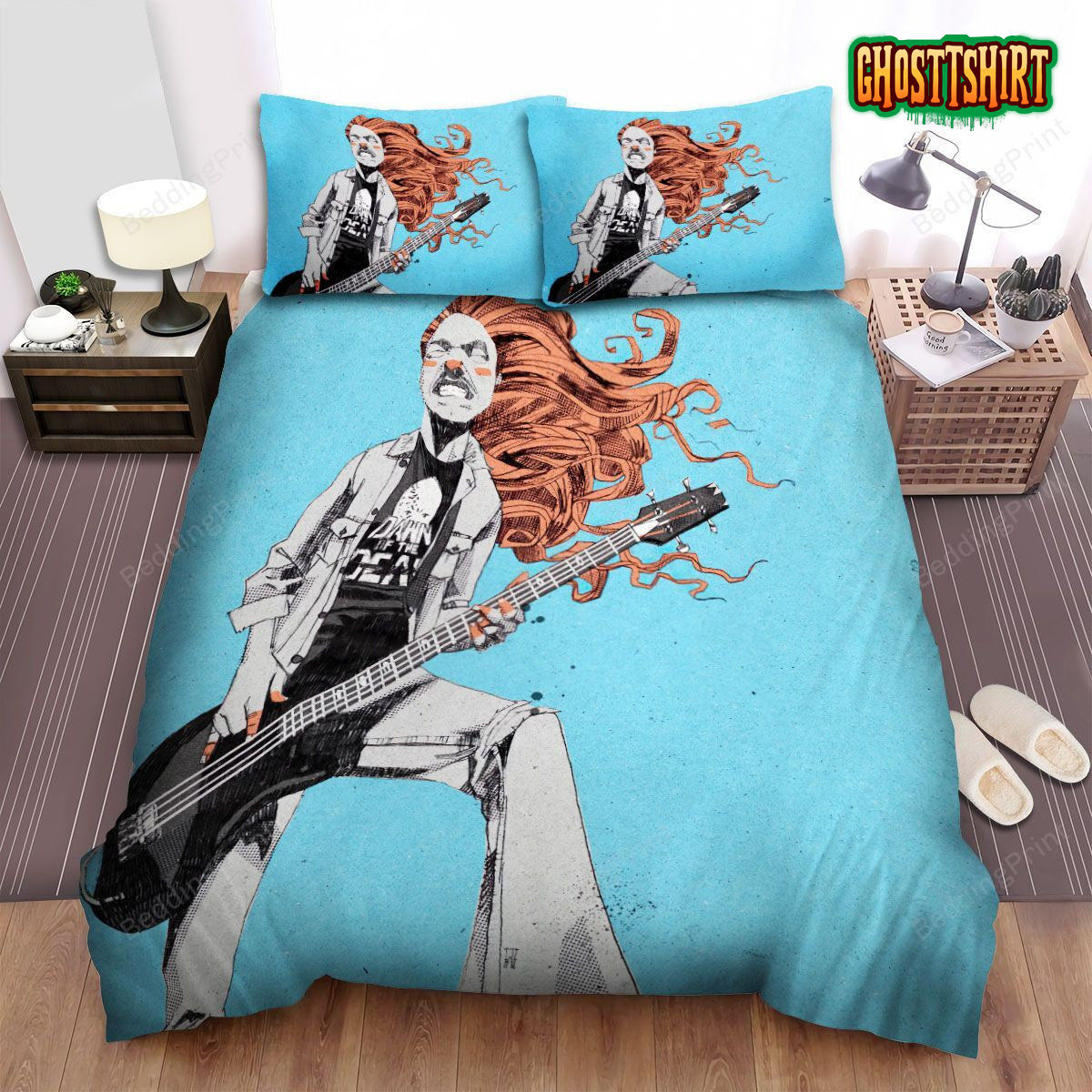 Cliff Burton At Performances Bed Sheets Duvet Cover Bedding Set