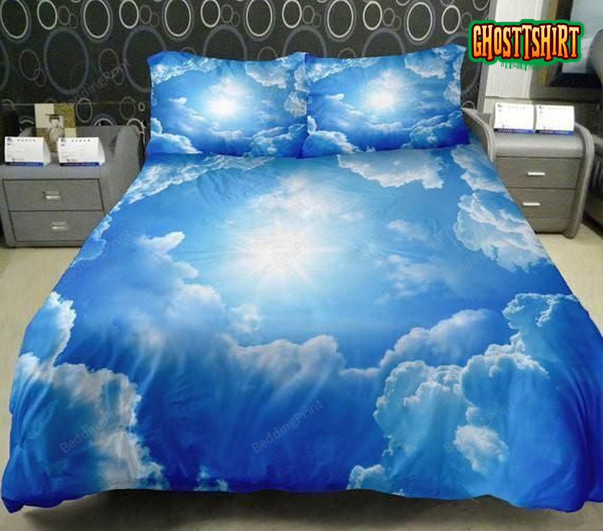 Cloud Bed Sheets Duvet Cover Bedding Set