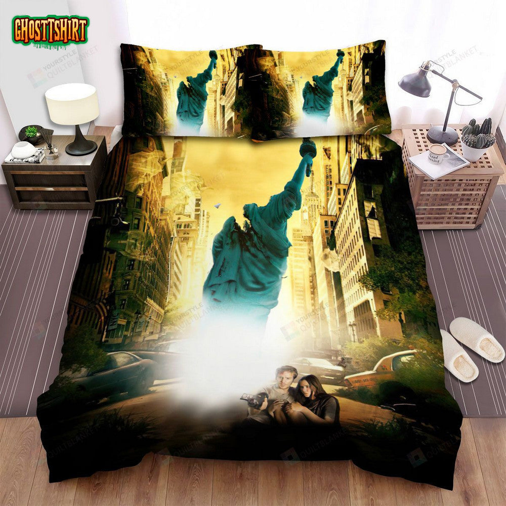 Cloverfield (2008) Poster Movie Poster Bed Sheets Spread Comforter Duvet Cover Bedding Set