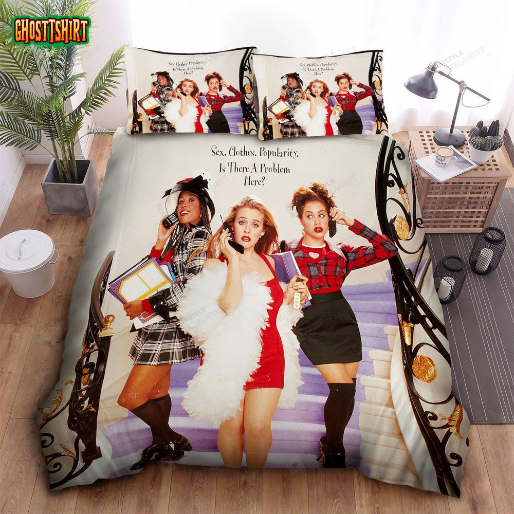 Clueless Original Movie Poster Bed Sheet Spread Duvet Cover Bedding Set