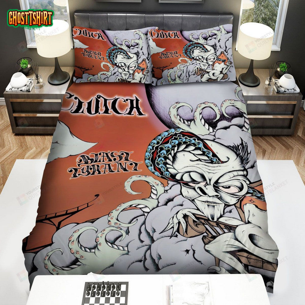 Clutch Album Cover Blast Tyrant Bed Sheets Spread Comforter Duvet Cover Bedding Set