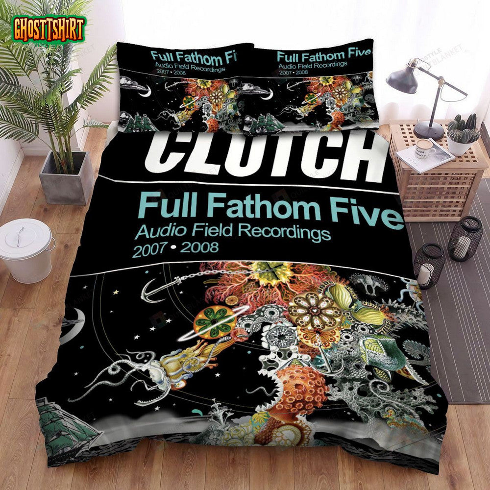 Clutch Album Cover Full Fathom Five Bed Sheets Spread Comforter Duvet Cover Bedding Set