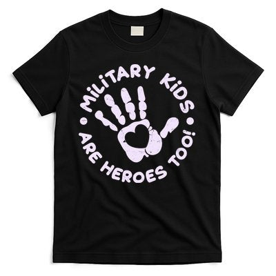 Cute Military Children Are Heroes Too T-Shirt