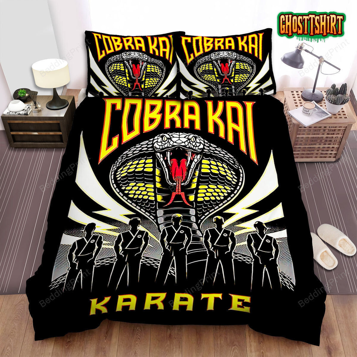 Cobra Kai Movie Digital Art 2 Bed Sheets Duvet Cover Bedding Set