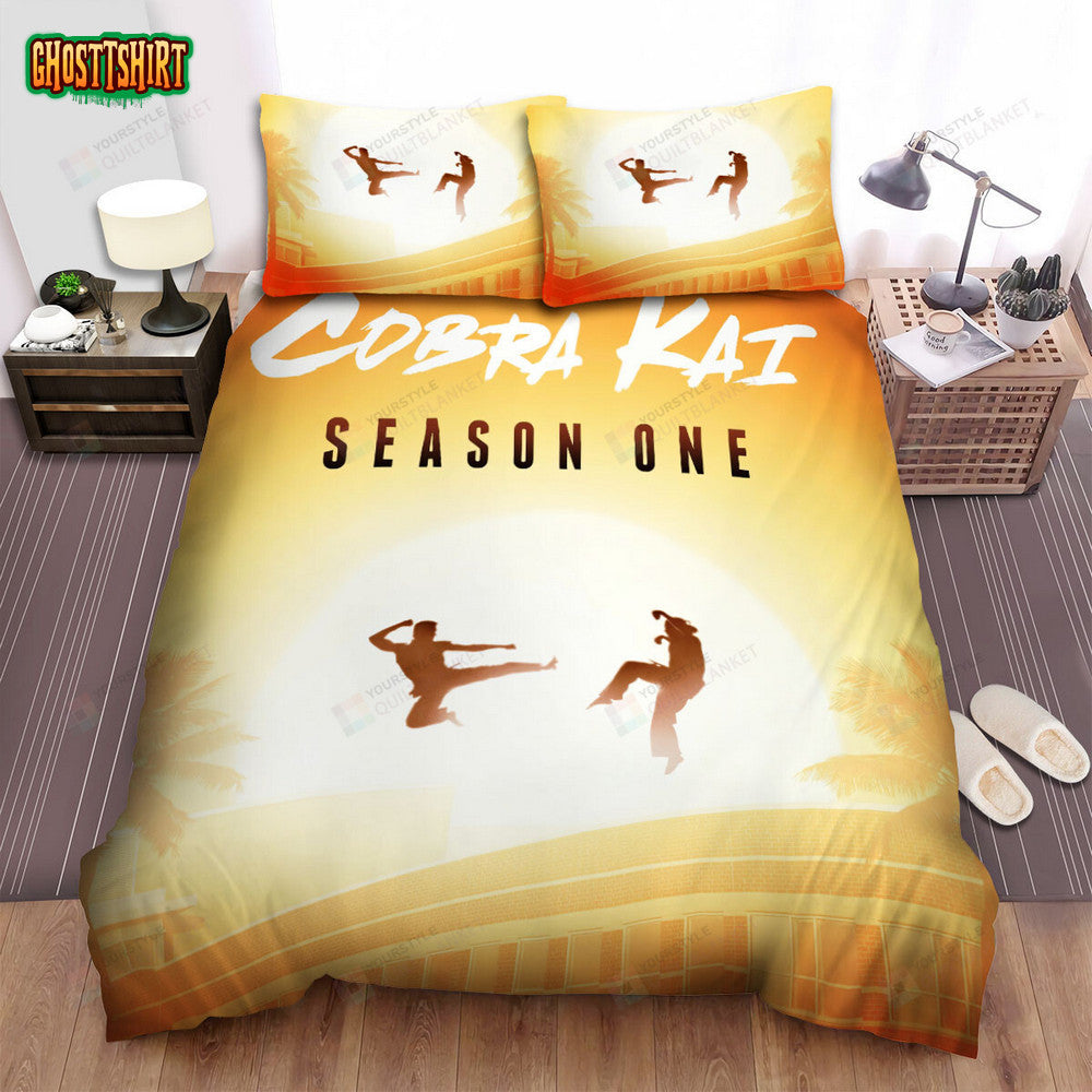 Cobra Kai Movie Poster 1 Bed Sheets Duvet Cover Bedding Set