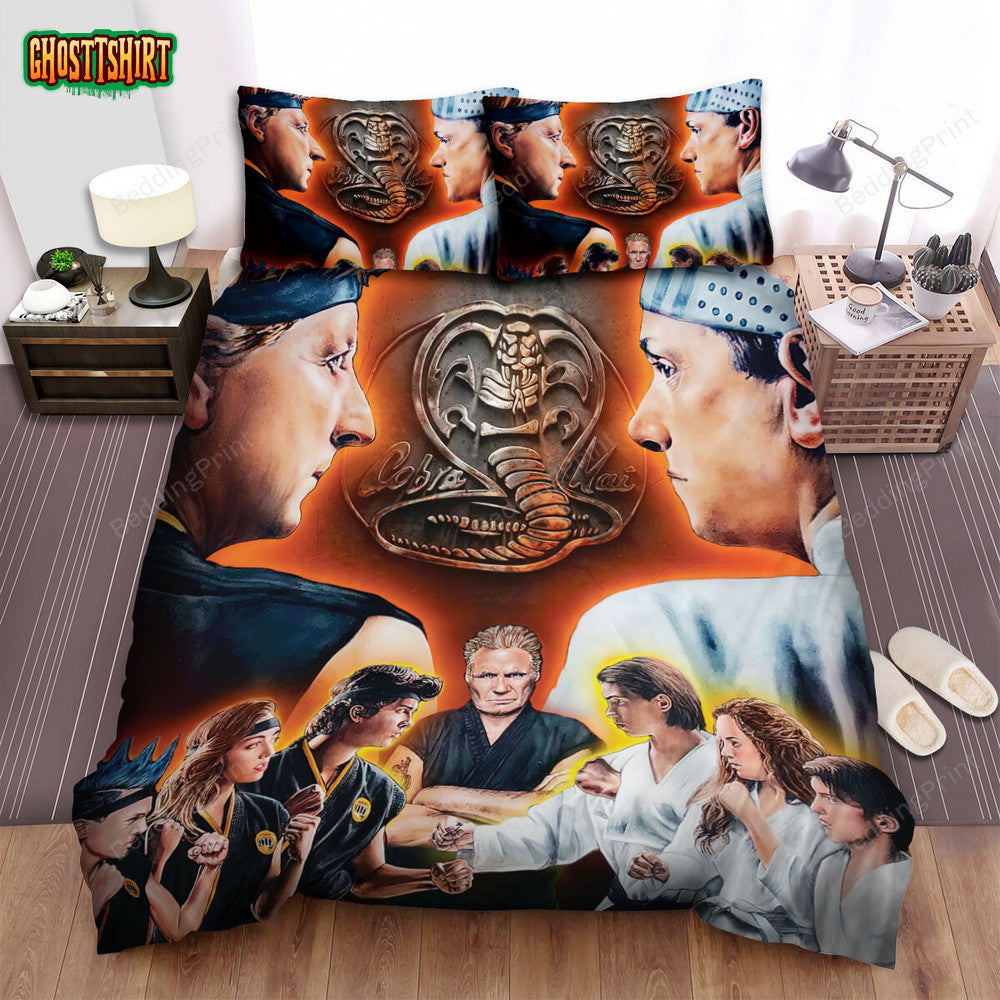 Cobra Kai Movie Poster 5 Bed Sheets Duvet Cover Bedding Set