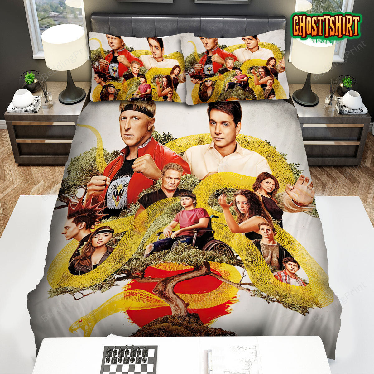 Cobra Kai Movie Poster Art Bed Sheets Spread Duvet Cover Bedding Set