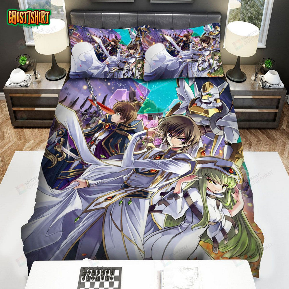Code Geass Characters Bed Sheets Spread Comforter Duvet Cover Bedding Set