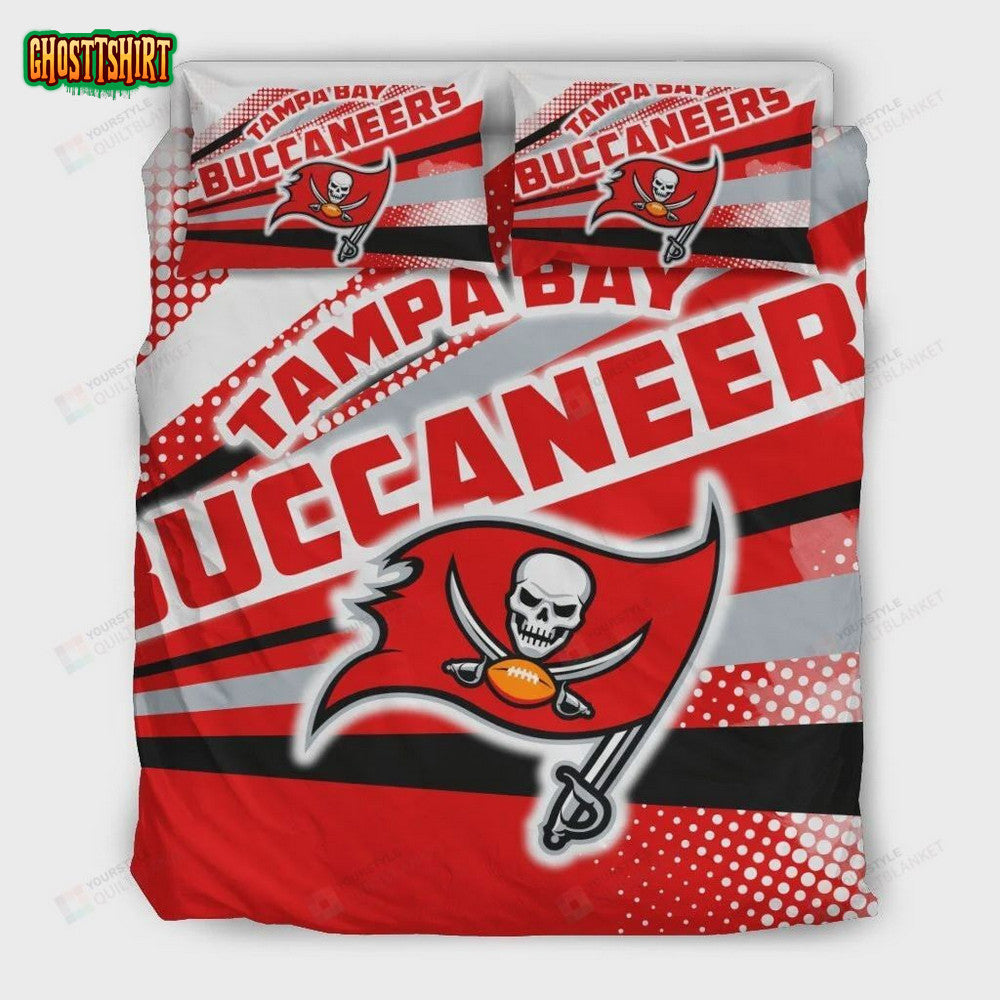 Colorful Shine Amazing Tampa Bay Buccaneers Duvet Covers Bedding Set