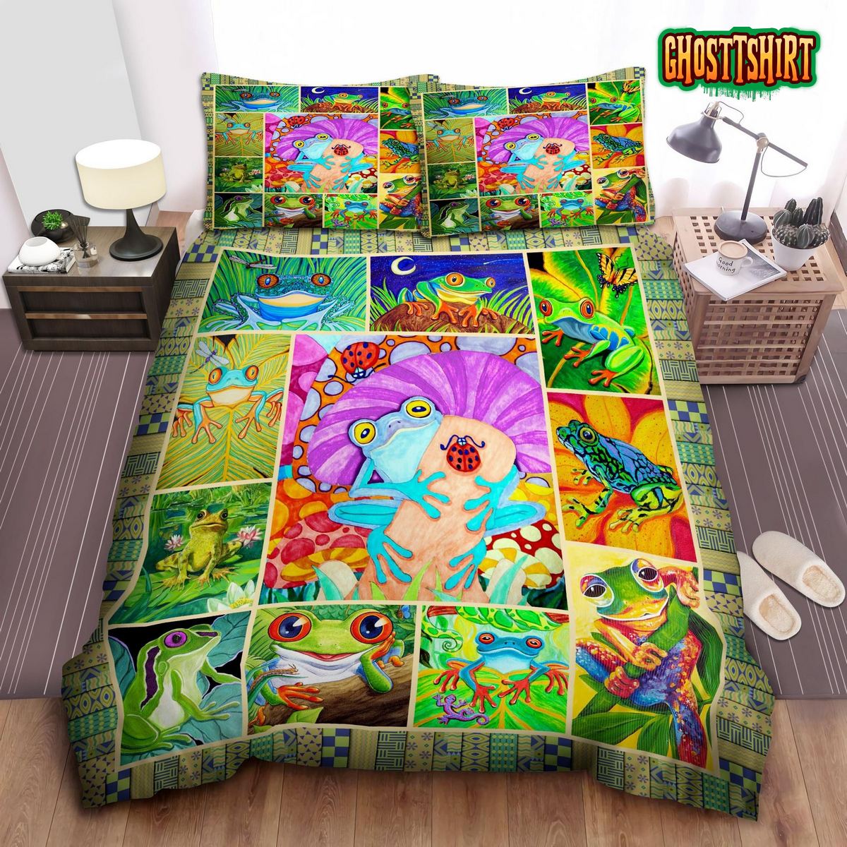 Colorful Tie Dye Duvet Cover Bedding Set