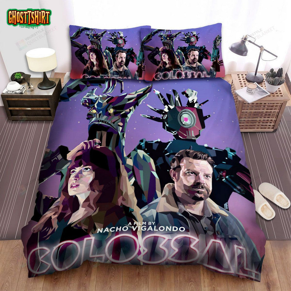 Colossal Illustration Movie Poster Bed Sheets Spread Comforter Duvet Cover Bedding Set