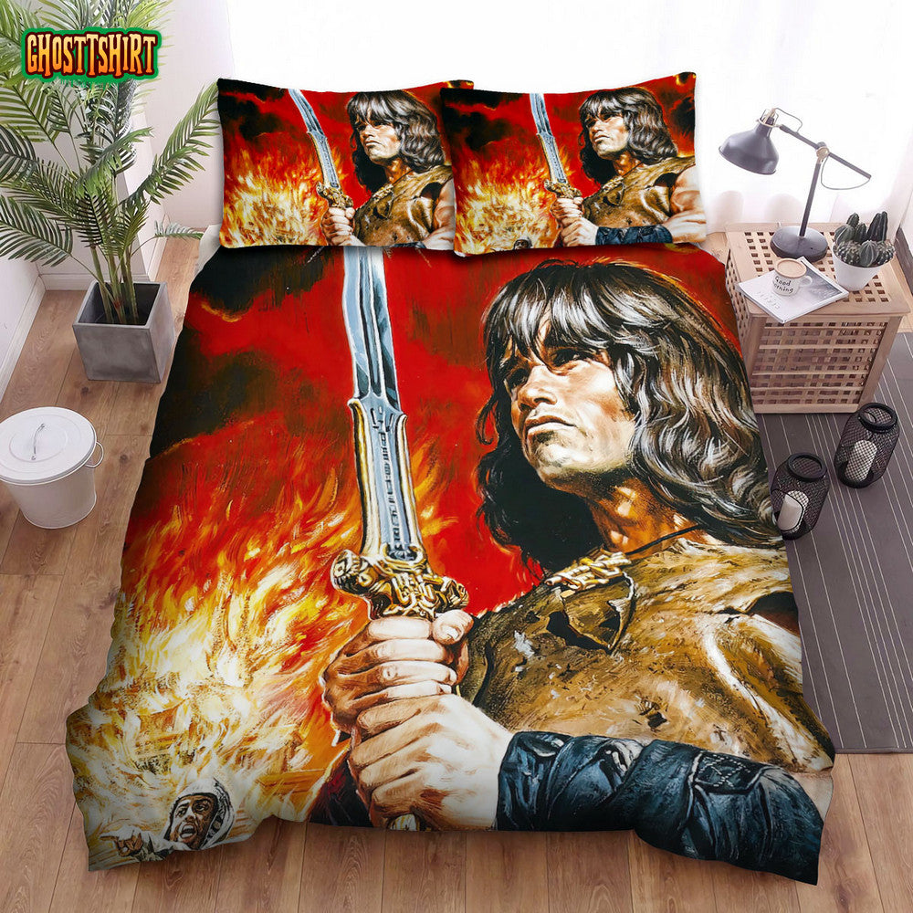 Conan The Barbarian Movie Art 6 Bed Sheets Duvet Cover Bedding Set