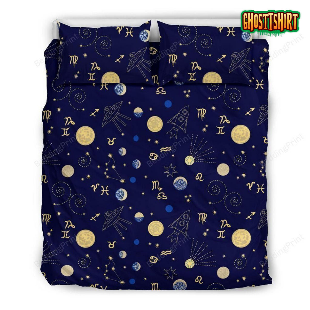 Constellation Bed Sheets Duvet Cover Bedding Set