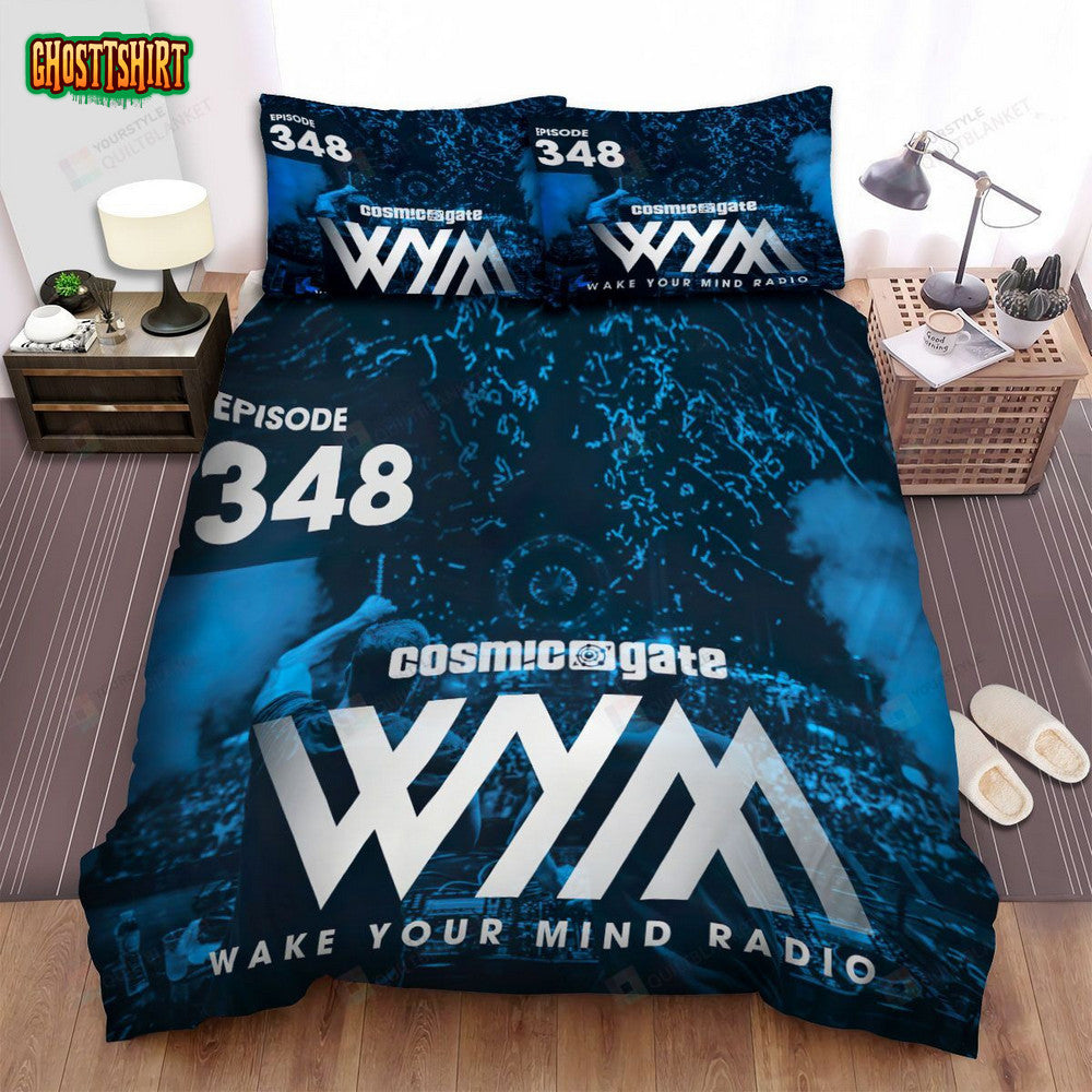Cosmic Gate Episode 348 Album Music Bed Sheets Spread Comforter Duvet Cover Bedding Set