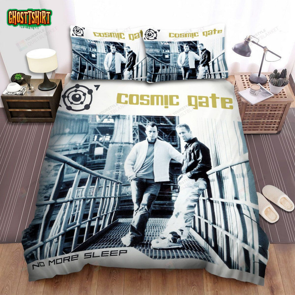 Cosmic Gate No More Sleep Album Music Bed Sheets Spread Comforter Duvet Cover Bedding Set