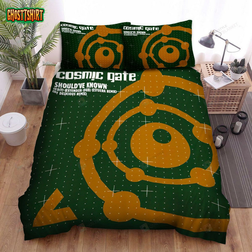Cosmic Gate Should've Know Album Music Bed Sheets Spread Comforter Duvet Cover Bedding Set