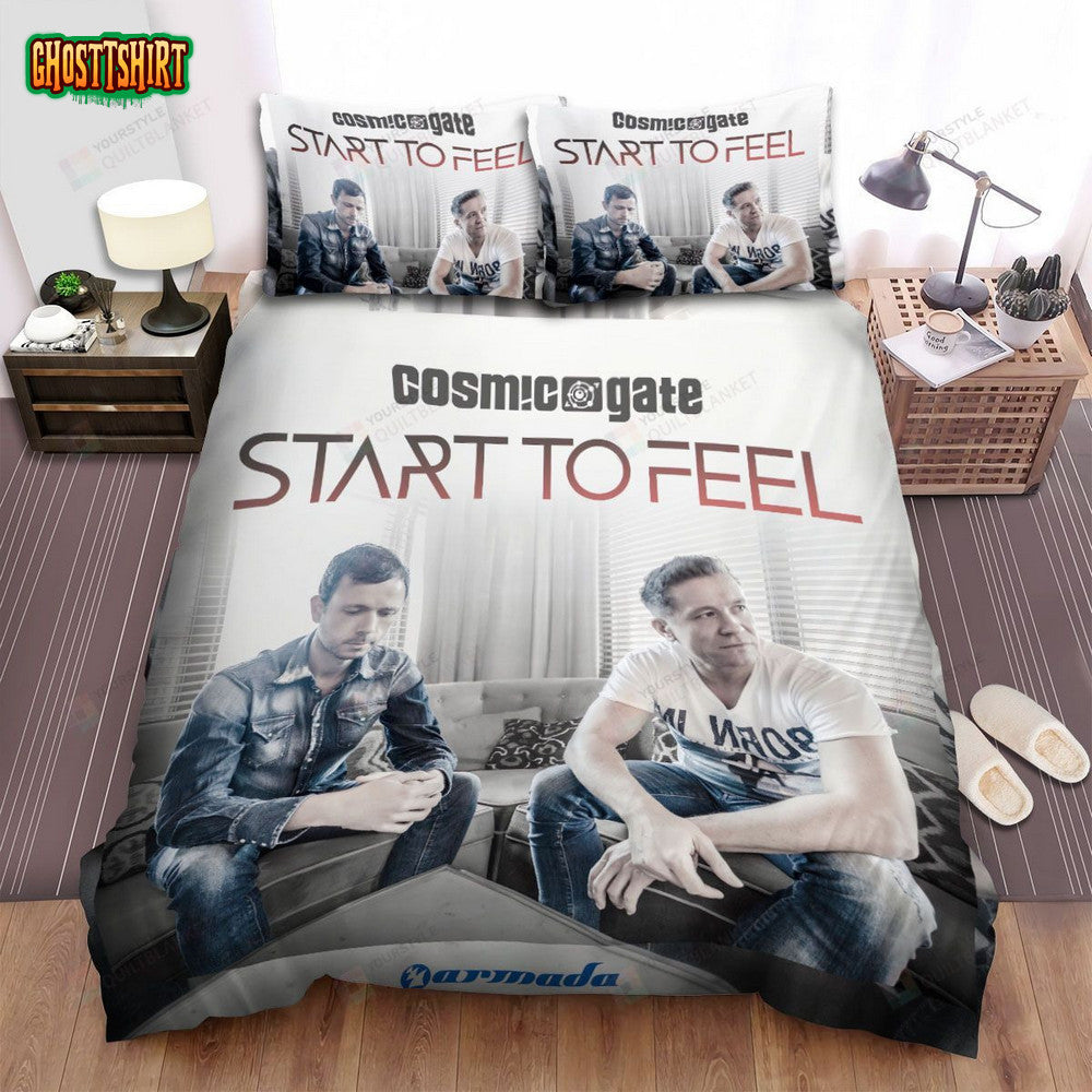 Cosmic Gate Start To Feel Album Music Bed Sheets Spread Comforter Duvet Cover Bedding Set