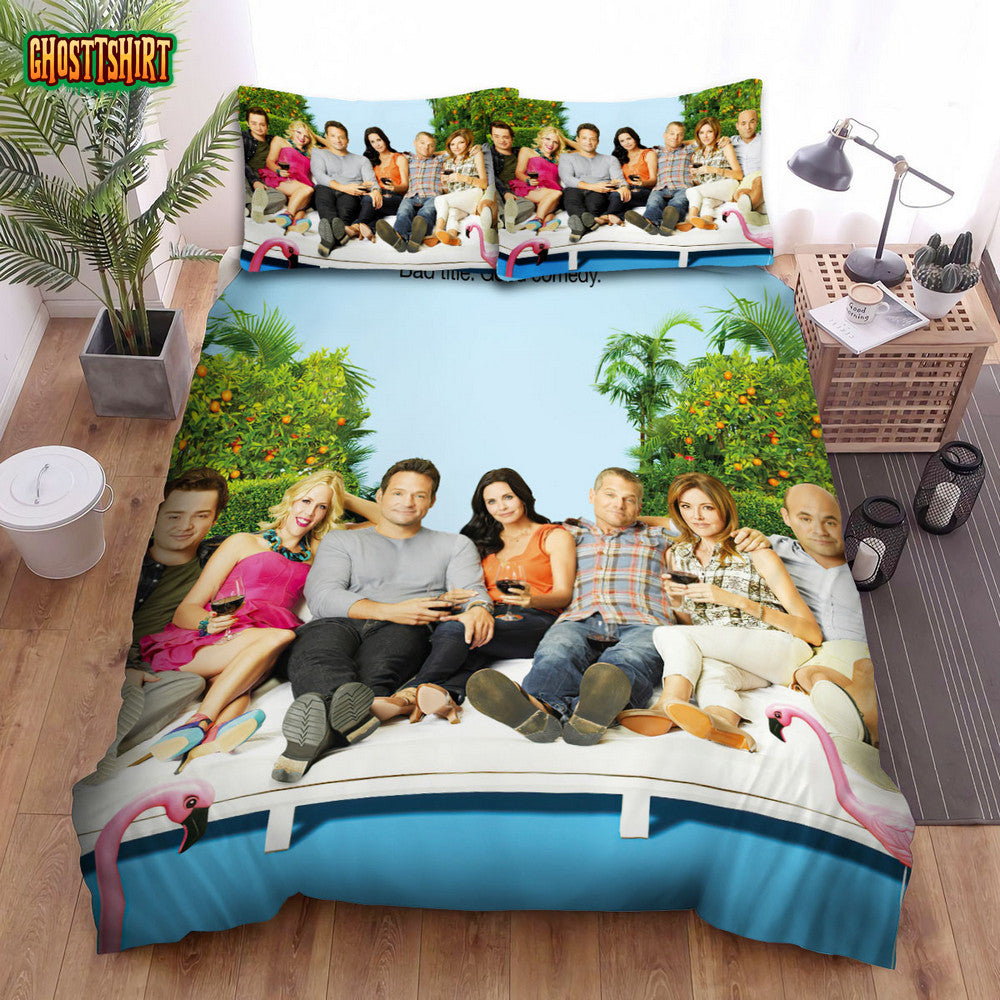 Cougar Town Movie Poster 2 Bed Sheets Duvet Cover Bedding Set