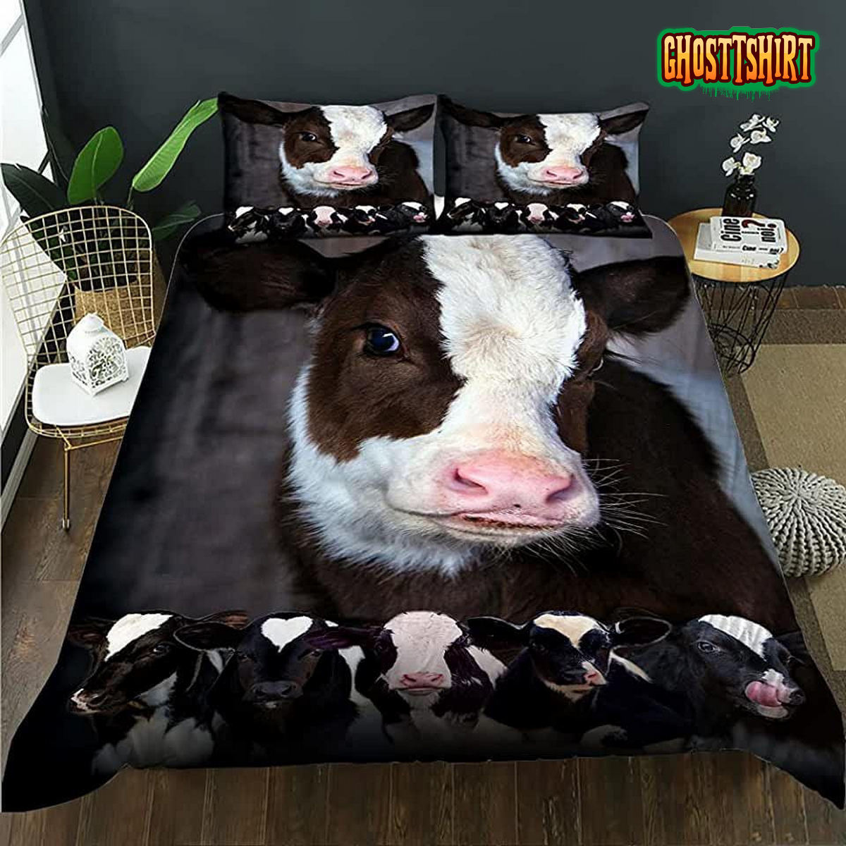 Cow Bedding Set