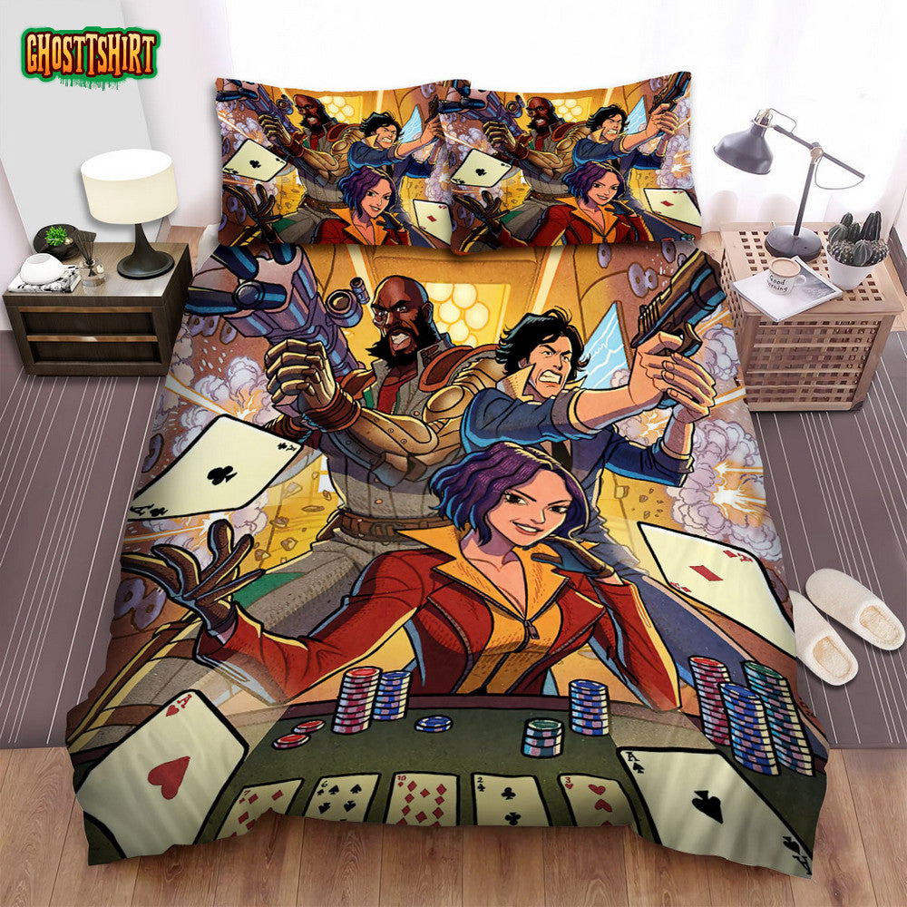 Cowboy Bebop Movie Art 2 Bed Sheets Spread Comforter Duvet Cover Bedding Set