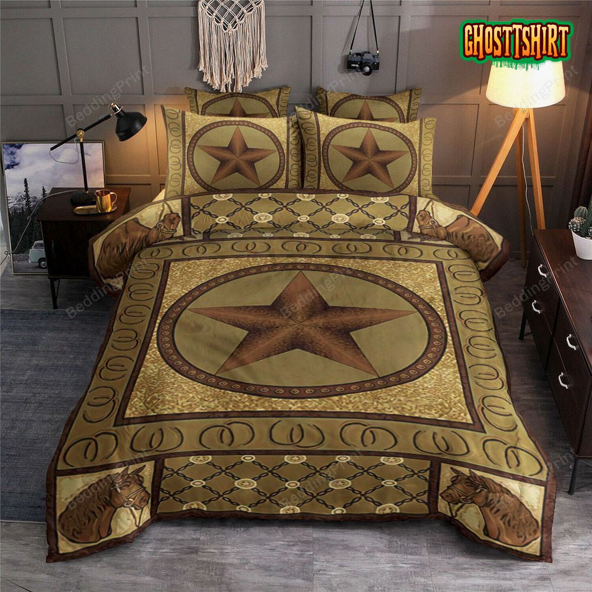 Cowboy Bed Sheets Duvet Cover Bedding Set
