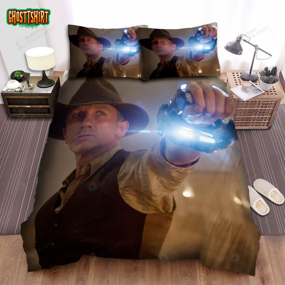 Cowboys & Aliens (2011) Movie Scene 3 Bed Sheets Spread Comforter Duvet Cover Bedding Set