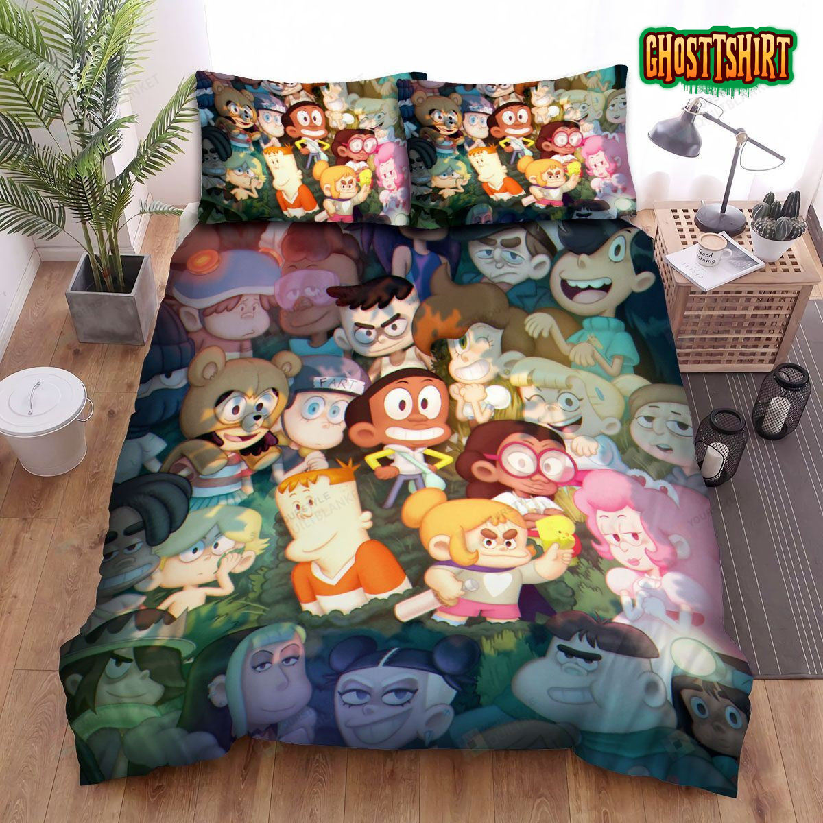 Craig Of The Creek All Characters Artwork Bed Sheets Spread Duvet Cover Bedding Set