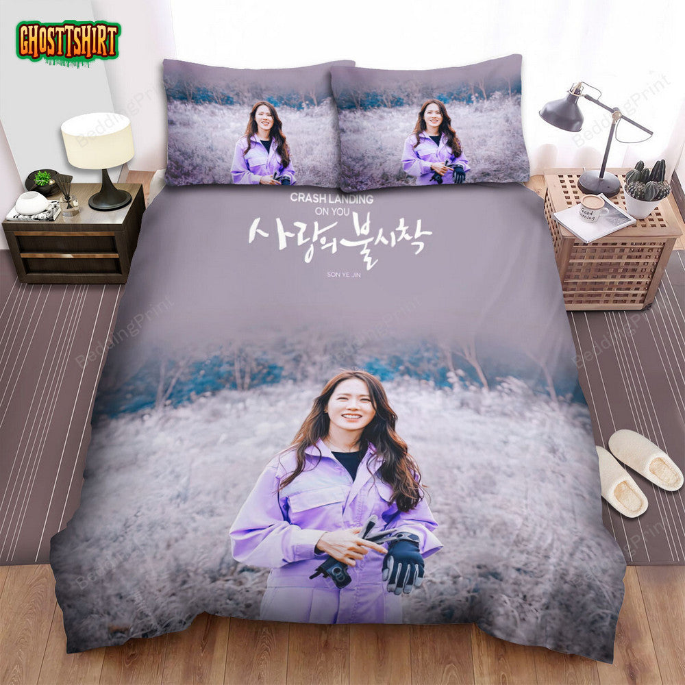 Crash Landing On You (2019–2020) Son Ye Jin Poster Bed Sheets Duvet Cover Bedding Set